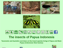 Tablet Screenshot of papua-insects.nl